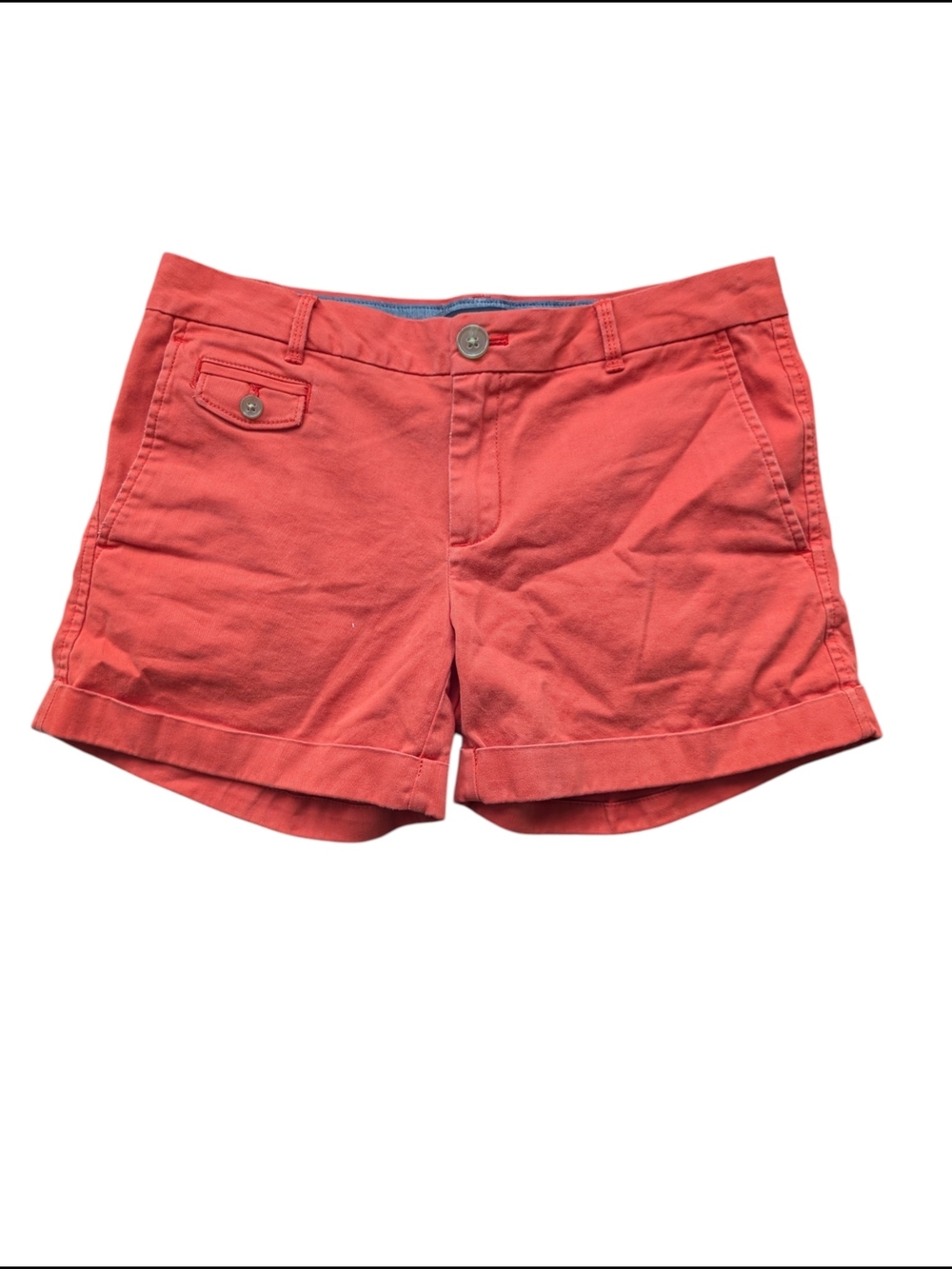 Banana Republic Coral Cotton 3.5" Shorts Sz.4